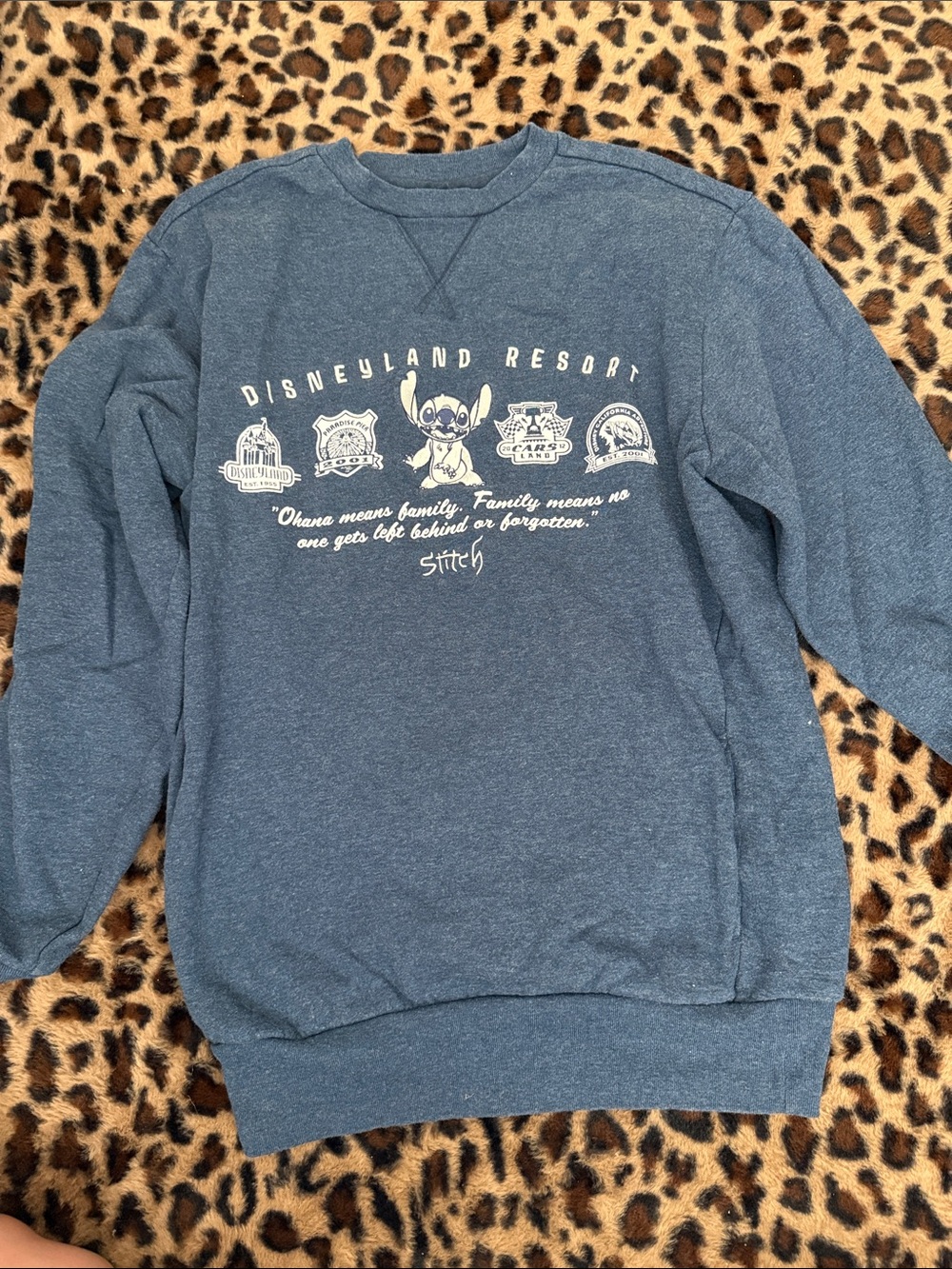 Stitch Blue Crewneck Sweatshirt